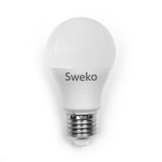 Лампа светодиодная груша матовая 42LED-A60-10W-230-E27-P, SWEKO 38858, 38799, 38860