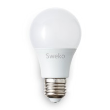 Лампа светодиодная груша матовая 42LED-A60-13W-230-E27-P, SWEKO 38731, 38733, 38735