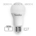 Лампа светодиодная груша матовая 42LED-A60-20W-230-E27, SWEKO 38767, 38769, 38771