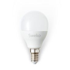 Лампа светодиодная шар матовая 42LED-G45-15W-230-E14-P, SWEKO 38849, 38851, 38853