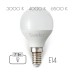 Лампа светодиодная шар матовая 42LED-G45-7W-230-E14-P, SWEKO 38450, 38452, 38545