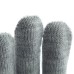 Перчатки трикотажные, акрил, серая туча, двойная манжета Россия Сибртех 68672