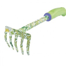 Грабли 5 - зубые, 85 х 310 мм, стальные, пластиковая рукоятка, Flower Green, Palisad