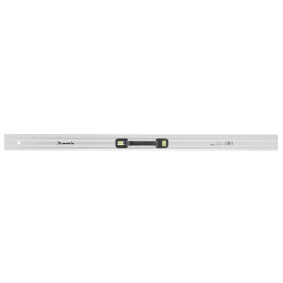 Линейка-уровень, 1000 мм, металлическая, пластмассовая ручка 2 глазка Matrix 30577