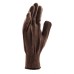 Перчатки трикотажные, акрил, коричневый, оверлок Россия Сибртех 68653
