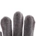 Перчатки трикотажные, акрил, серое мулине, оверлок Россия Сибртех 68654