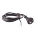 Шнур электрический соединительный, для настольной лампы, 2.2 м, 120 Вт, черный, тип V-1 Россия Сибртех 96016