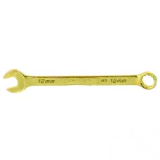 Ключ комбинированный, 12 мм, желтый цинк Сибртех