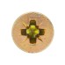 Дюбель-гвоздь полипропиленовый с потайным бортиком 6 х 80 мм, 100 шт Сибртех 42130