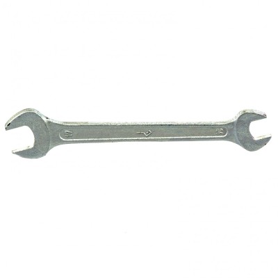 Ключ рожковый, 14 х 17 мм, оцинкованный (КЗСМИ) Россия 14356