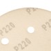 Круг абразивный на ворсовой подложке под "липучку", перфорированный, P 220, 150 мм, 5 шт Matrix 73844