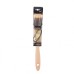 Кисть плоская 1", жесткая золотистая искусственная щетина, деревянная ручка 83216