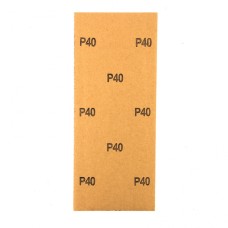 Шлифлист на бумажной основе, P 40, 115 х 280 мм, 5 шт, водостойкий Matrix