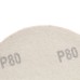 Круг абразивный на ворсовой подложке под "липучку", P 80, 125 мм, 10 шт Сибртех 738457