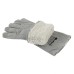 Перчатки спилковые с манжетой для садовых и строительных работ, утолщенные, размер XL, Сибртех 679052