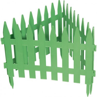 Забор декоративный "Рейка", 28 х 300 см, зеленый, Россия, Palisad 65005
