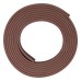 Уплотнитель резиновый, 6 м, профиль "E", коричневый Сибртех 88914