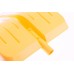 Лопата для уборки снега пластиковая, желтая, 400 х 420 мм, без черенка, Россия, Сибртех 616165
