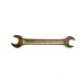 Ключ рожковый, 12 х 13 мм, желтый цинк Сибртех 14305