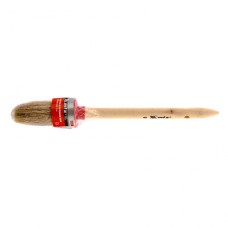 Кисть круглая № 8 (35 мм), натуральная щетина, деревянная ручка MTX