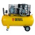 Компрессор воздушный, ременный привод BCI5500-T/200, 5.5 кВт, 200 литров, 850 л/мин Denzel 58128