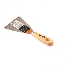 Шпательная лопатка из углеродистой стали, 80 мм, деревянная ручка Sparta
