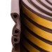 Уплотнитель резиновый, 24 м, профиль "P", коричневый Сибртех 88902