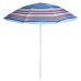 Зонт пляжный "Модерн", с серебряным покрытием, диаметр купола 180 cм, высота 195 см, ЦВЕТ МИКС