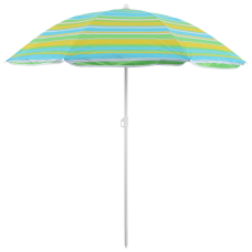 Зонт пляжный "Модерн", с серебряным покрытием, диаметр купола 240 cм, высота 220 см, ЦВЕТ МИКС